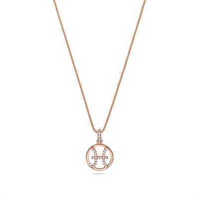 Nano Zodiac Necklace (Pisces)