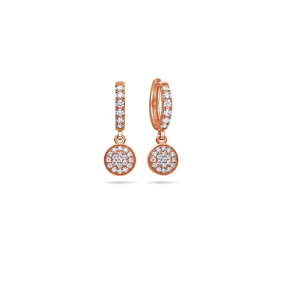Pico Hanging Cluster Hoop Earrings