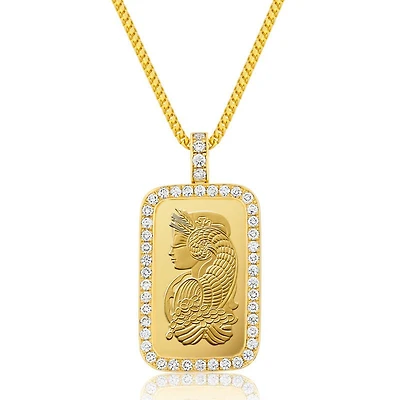 Standard 1oz. Suisse Gold Bar (Lady Fortuna