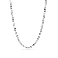 Vincent Diamond Tennis Necklace (10-Point)