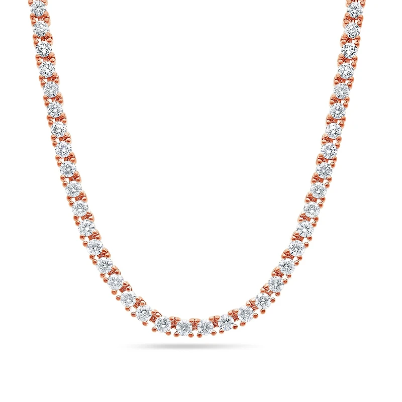 Vincent Diamond Tennis Necklace (20-Point)