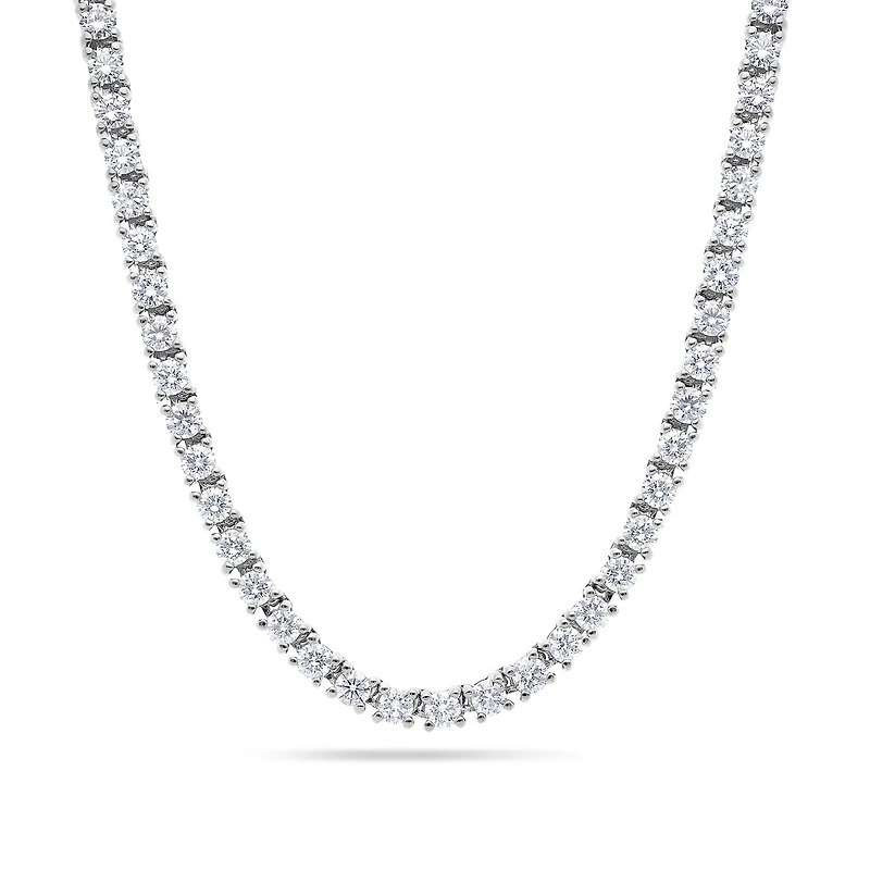 Vincent Diamond Tennis Necklace (25-Point)