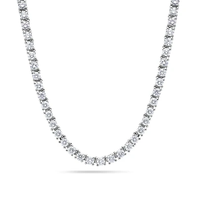 Vincent Diamond Tennis Necklace (25-Point)