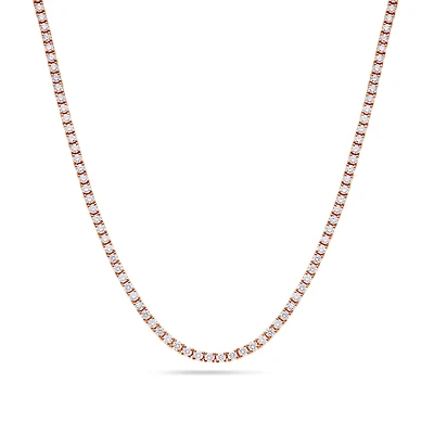 Vincent Diamond Tennis Necklace (-Point