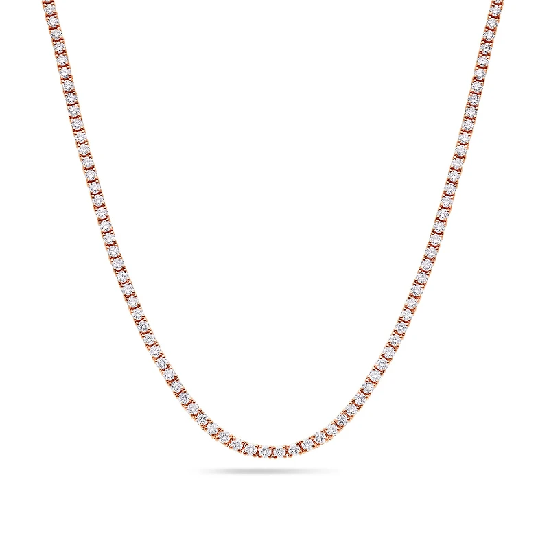 Vincent Diamond Tennis Necklace (-Point