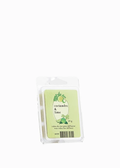 Wax cubes - CORIANDER AND LIME