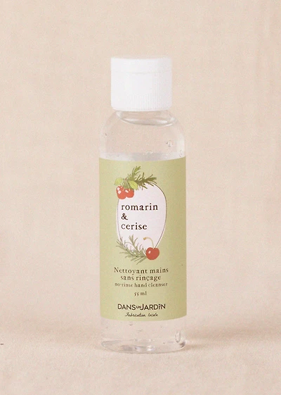 No-rinse hand cleaner - Rosemary and cherry