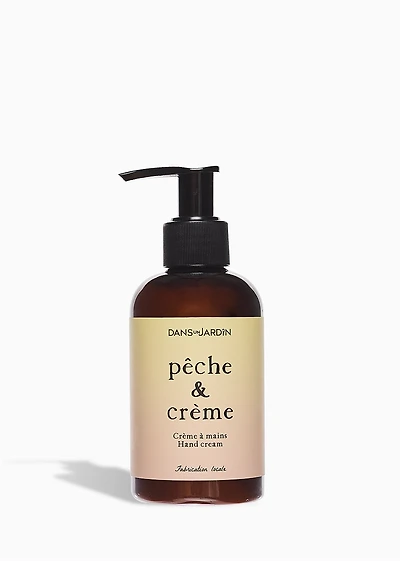Crème à mains - Peche et crème