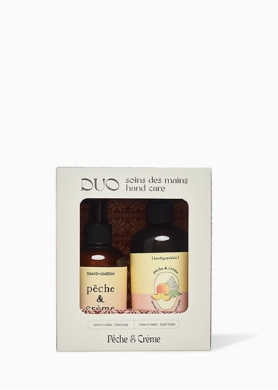 Duo box - Peach and cream