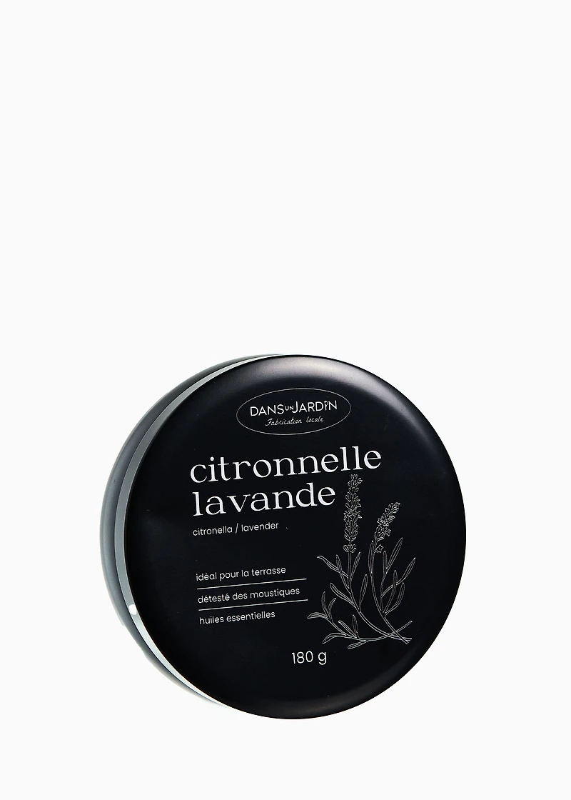 Bougie 3 mèches - CITRONNELLE LAVANDE