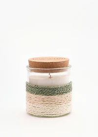1 wick candle - SOFT WOOL AND WHITE FLOWERS