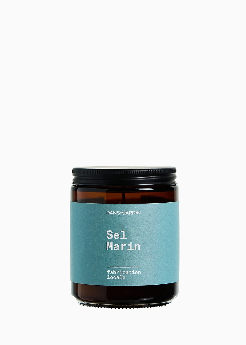 Bougie 1 mèche - SEL MARIN