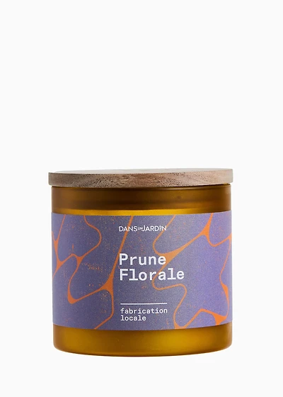 Bougie 3 mèches - PRUNE FLORALE
