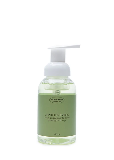Savon mousse pour les mains - MENTHE & BASILIC