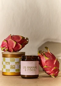 Bougie 3 mèches - LYS ANANAS & PITAYA