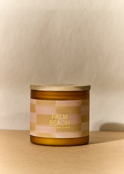 Bougie 3 mèches - PALM BEACH