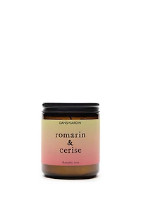 Bougie 1 mèche - ROMARIN & CERISE