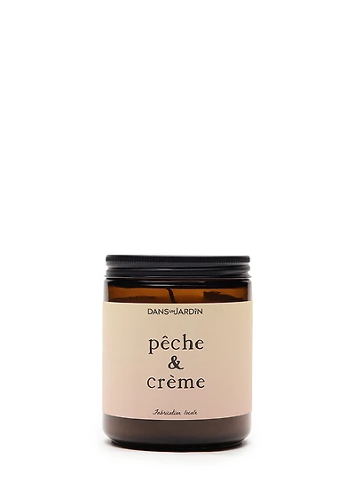 Single Wick Candle - PEACH & CREAM