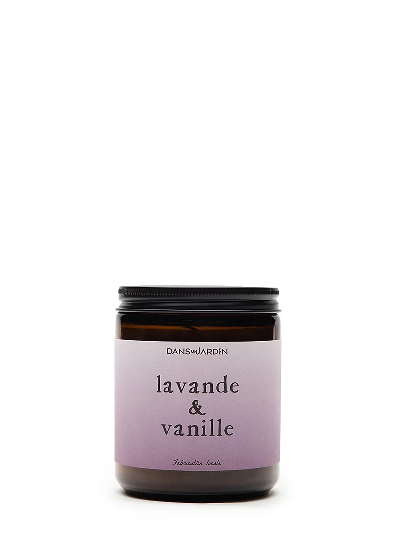 Single Wick Candle - LAVENDER & VANILLA