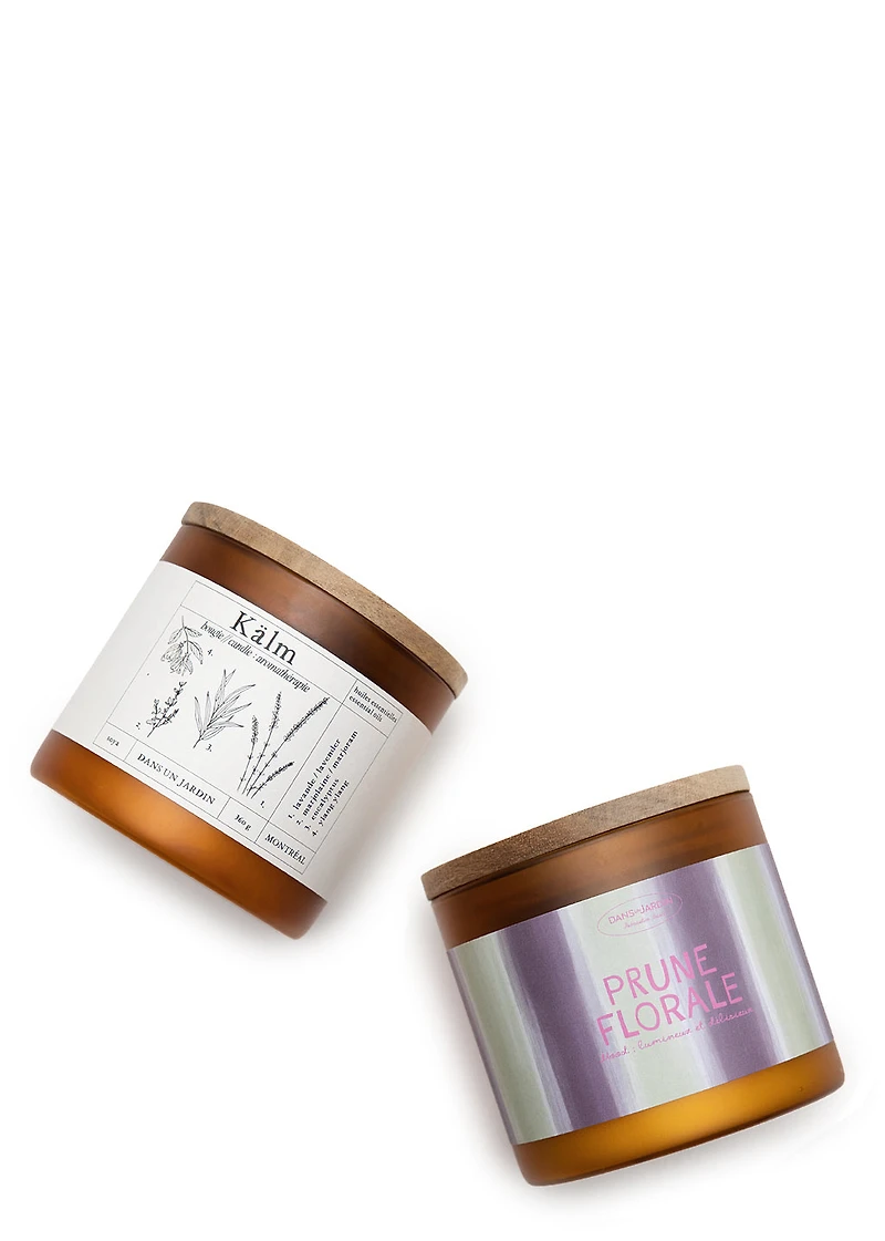 Ensemble cadeau - 2 bougies 3 mêches