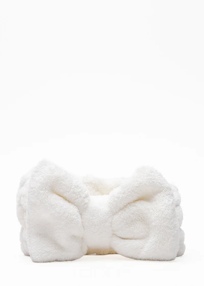 White bow headband