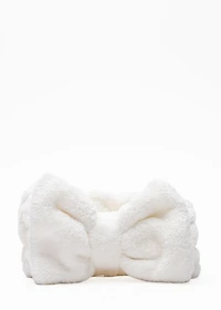 White bow headband