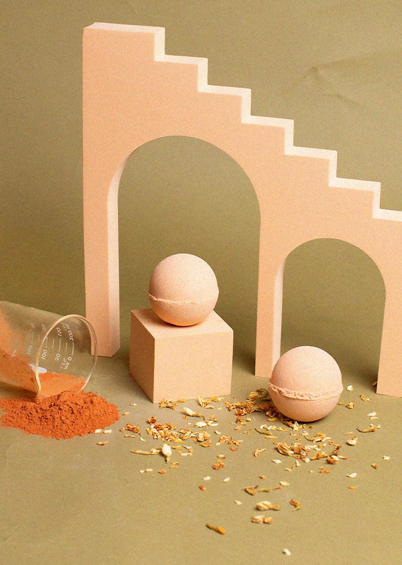 Bath bomb - RED CLAY