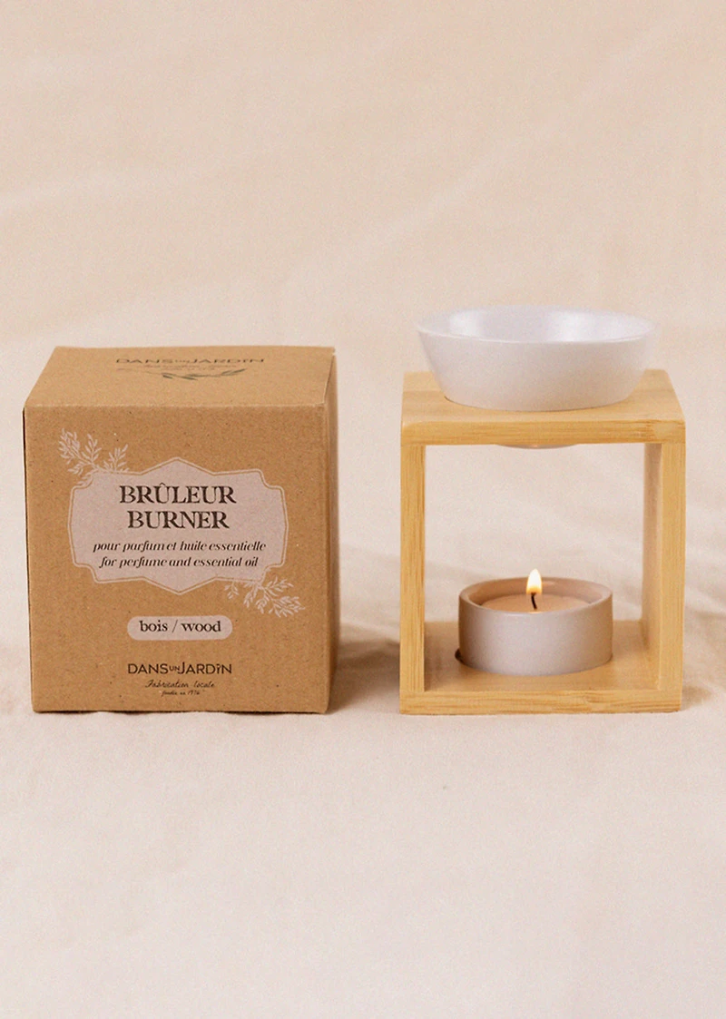 Wooden aromatic burner