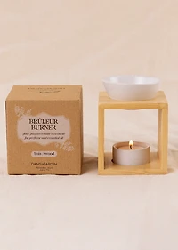 Wooden aromatic burner