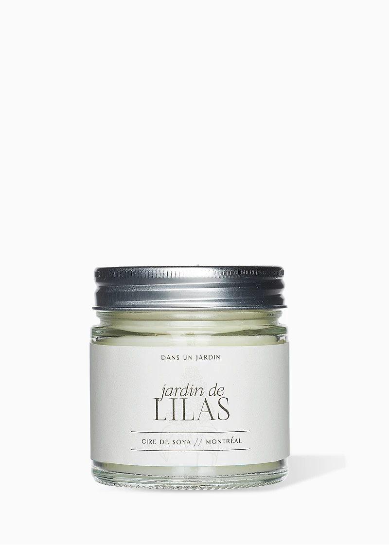 Bougie 1 mèche - Jardin de lilas