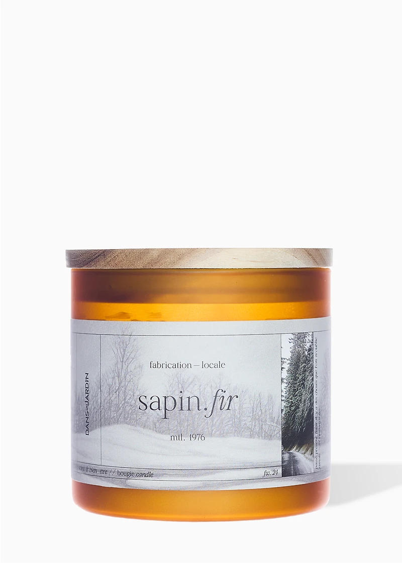 3-wick candle - Fir