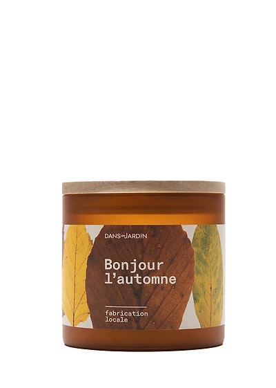 Bougie 3 mèches - BONJOUR L’AUTOMNE