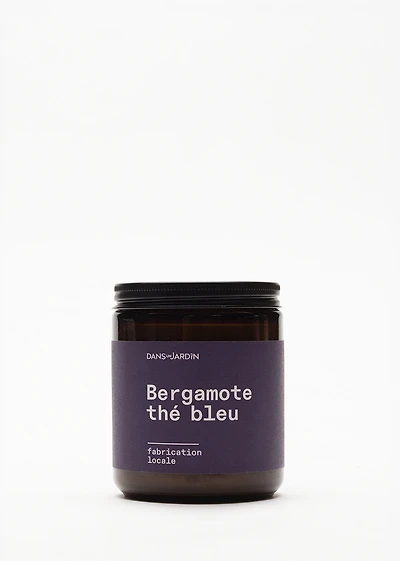 Bougie 1 mèche - BERGAMOTE THÉ BLEU