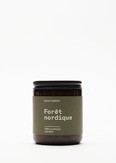 Bougie 1 mèche - FORÊT NORDIQUE