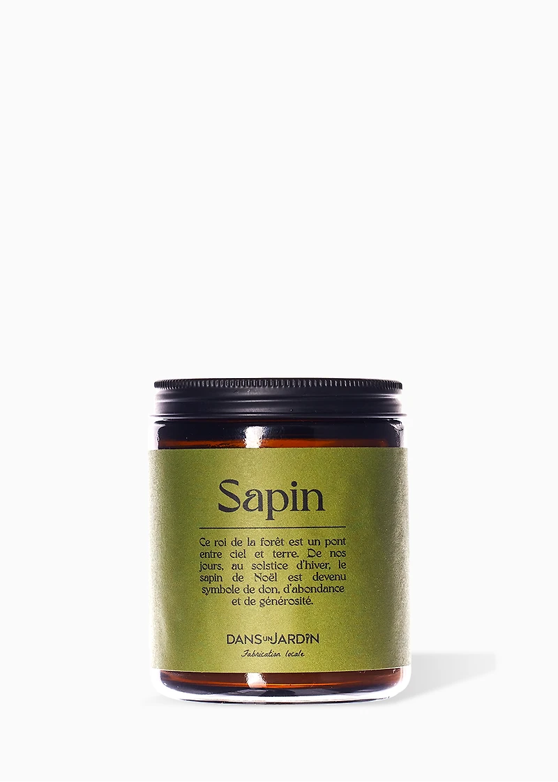 Bougie 1 mèche - SAPIN