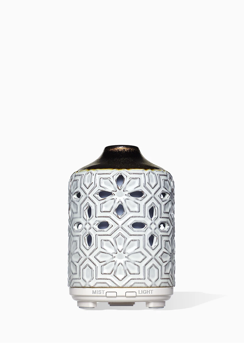 Diffuseur en céramique, motif de chrysanthème