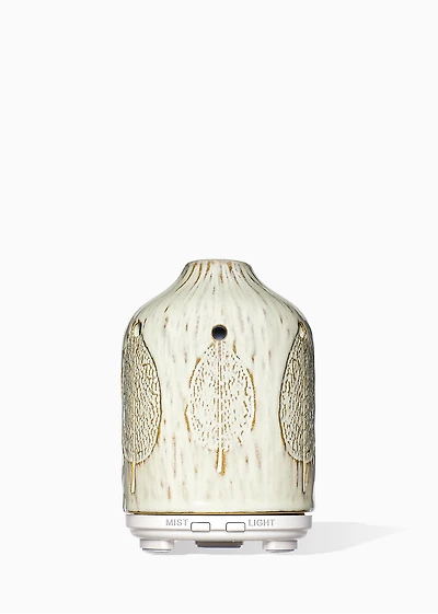 Ceramic diffuser, foliage pattern