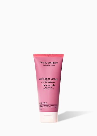 Face Exfoliant - Red Clay + Raspberry Flower