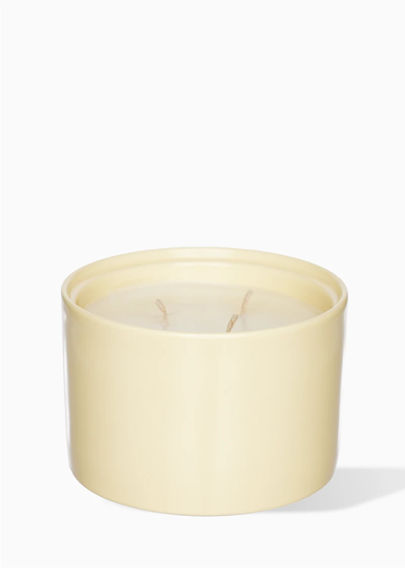 Yellow candle jar – Pineapple & honey