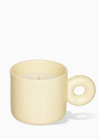 Yellow candle cup – Pineapple & honey