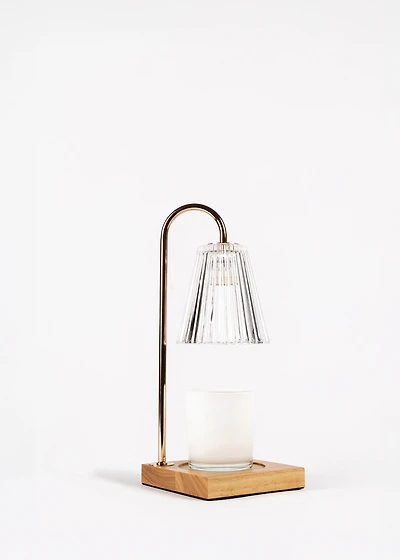 Clear candle warmer lamp