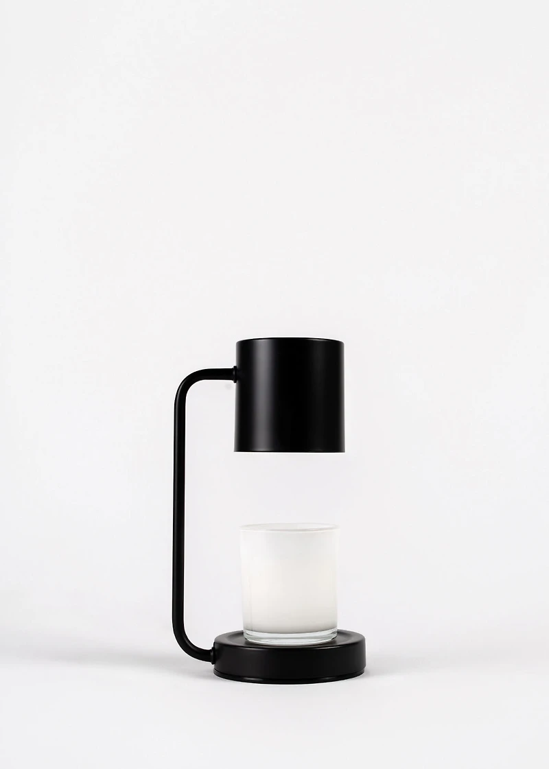 Black candle warmer lamp