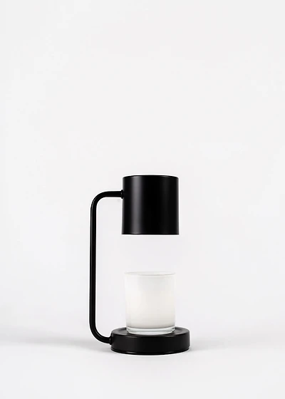 Black candle warmer lamp