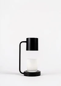 Black candle warmer lamp