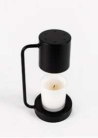 Black candle warmer lamp