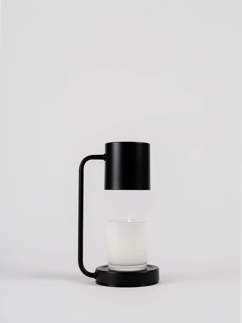 Lampe chauffe bougie noire