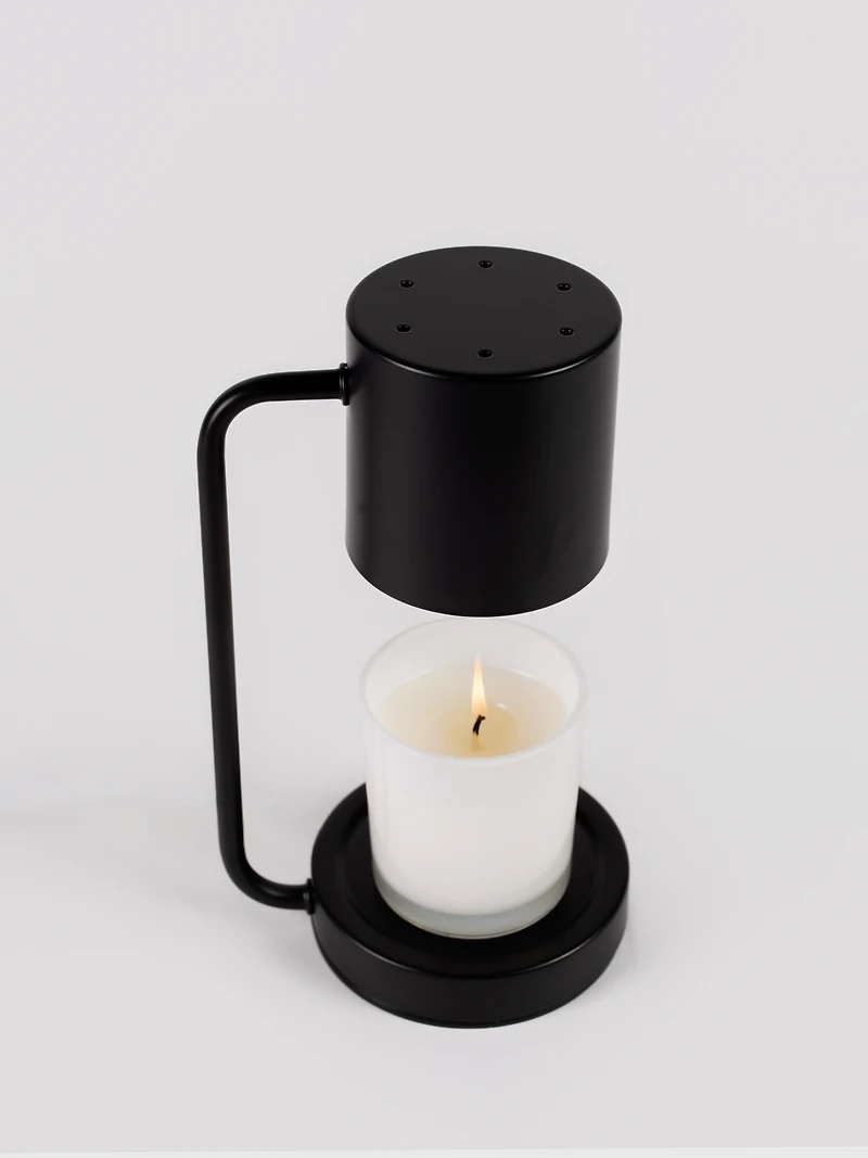 Lampe chauffe bougie noire