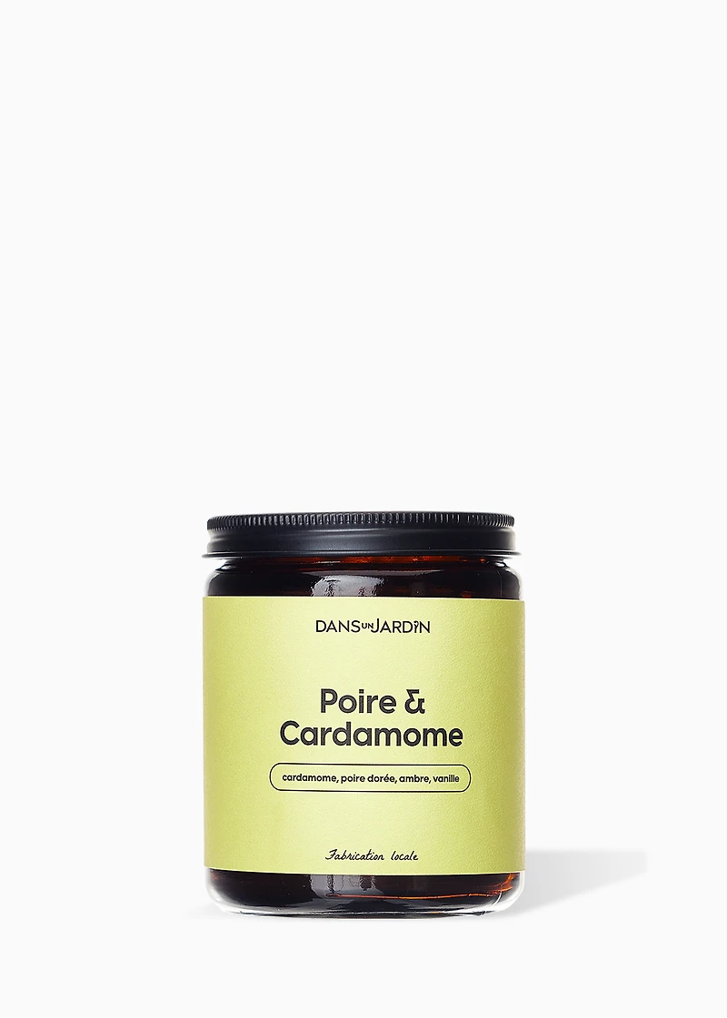Bougie 1 mèche - POIRE & CARDAMOME