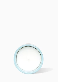 Pottery candle with 1 wick - RAIN SHOWER + PALM TREE