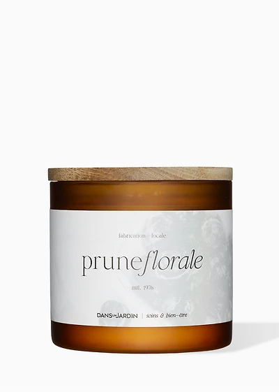 3-wick candle - Floral plum